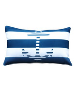 Blue Anchor Nautical Throw Pillow 12x19, with Polyfill Insert - £31.93 GBP