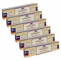 Satya Nag Champa Persian Musk Incense Sticks Pack of 6 Boxes 15gms 90gm - $11.28