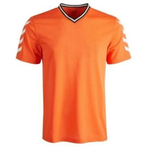 $30 ID Ideology Men&#39;s Mesh V-Neck Jersey Orange Varsity Chevron Athletic, XXL - £18.19 GBP