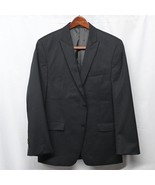 Calvin Klein 42R Black Stripe Slim Fit Peak Lapel Blazer Sport Coat Suit... - £19.74 GBP