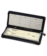 ABC Leather Checkbook Cover Portfolio For Traveller Checks, 9 3/4 x 4&quot;, ... - €41,84 EUR