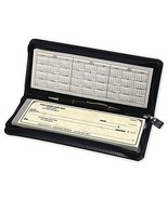 ABC Leather Checkbook Cover Portfolio For Traveller Checks, 9 3/4 x 4&quot;, ... - £37.61 GBP