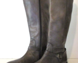 VINCE CAMUTO Women&#39;s Farren Smooth Calf Leather Grey Riding Boots Size 11.5 - $68.31