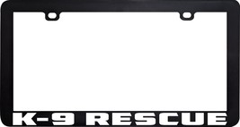 K9 K-9 Rescue Police Dog License Plate Frame Holder - £5.51 GBP