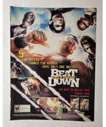 Beat Down Fists of Vengeance Capcom PS2 Playstation XBox 2005 Magazine P... - £11.86 GBP