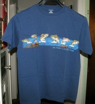 Navy Blue Cotton Tee Shirt George Sz M - £11.78 GBP
