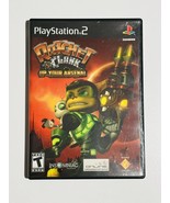 Ratchet &amp; Clank: Up Your Arsenal (Sony PlayStation 2, PS2, 2005) Black L... - £19.54 GBP