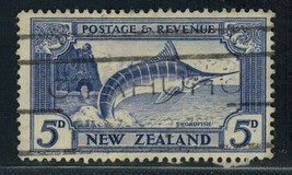 New Zealand Sc# 192  used Striped Marlin (1935) Postage - $15.00