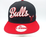 Chicago Bulls Script Logo Windy City New Era 9Fifty Hardwood Classic Sna... - £22.80 GBP