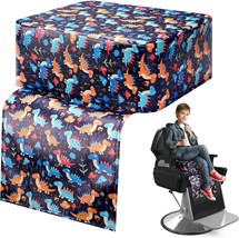 Kids&#39; Leather Barber Chair With Seat Cushion And Dinosaur Pattern For Hair - £32.21 GBP