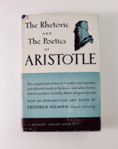 Modern Library The Rhetoric and The Poetics of Aristotle Greek Philosophy 1954 - £11.69 GBP