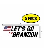 5pc -3&quot; x 9&quot; Let&#39;s Go Brandon FJB - Sticker / Decal - Humor Funny VG0007 - £3.14 GBP