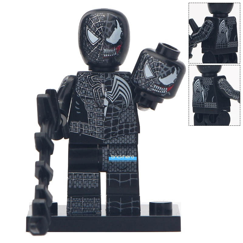 Spider-Man x Venom Hybrid Marvel Superhero Lego Compatible Minifigure Brick Toys