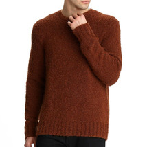 John Varvatos Clearance Sale Men&#39;s Boucle Crewneck Sweater Alpaca Wool PIcante - £55.25 GBP