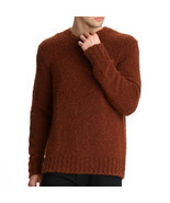 John Varvatos Clearance Sale Men&#39;s Boucle Crewneck Sweater Alpaca Wool P... - £55.38 GBP