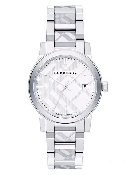 Primary image for Burberry BU9037 Unisex Stainless Steel White Dial Watch