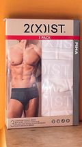 NEW Mens SMALL 2(x)ist WHITE Boxer Briefs 100% Pima Cotton 3 Pk Small - $26.99