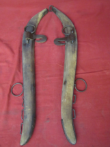 Primitive Wood Antique Horse Hames Vintage Horse Drawn Farming Tools #8 - £18.86 GBP