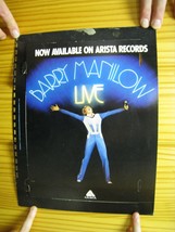 Barry Manilow Poster Live Body Shot Pop Out Vintage - $269.99