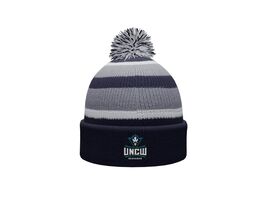 Sport Your Gear UNC Wilmington Seahawks Prime Cuffed Pom Pom Winter Knit... - $48.36