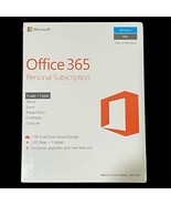 2016 Microsoft Office 365 Personal  Windows Mac 1 User 1 Year Sealed Pro... - $908.65 MXN