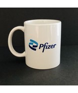 Pfizer Logo Mug Pharmaceutical Company 10 ounce - £35.38 GBP