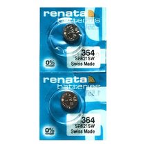 Renata 364 SR621SW Batteries - 1.55V Silver Oxide 364 Watch Battery (10 Count) - £3.57 GBP+