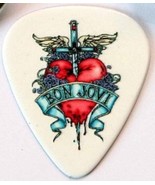 Bon Jovi Guitar Pick Dagger And Heart Rock Plectrum 0.71 mm - $4.50