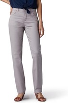 LEE Classic Monroe Straight Leg Jean Womens 18 Short Gray Slimming Stretch NEW - £17.26 GBP