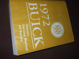 1972 Buick Tutti Modelli Serie Servizio Riparazione Shop Manuale Fabbrica Nuovo - $139.84