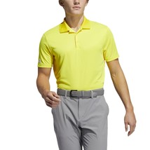 Adidas GQ3116 Performance Primegreen Polo Shirt Bright Yellow - £62.55 GBP