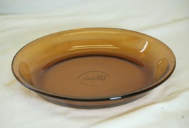 Vision Ware Amber Pie Plate Baking Dish 460 Anchor Hocking USA - £11.60 GBP