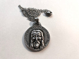 Shroud Of Turin, Pendant, Real Biblical Replica, Chain, Metal, Silver, F... - $29.69