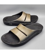 OOFOS OOahh  Luxe Latte Slide Sandal Style #1101 US Women&#39;s Size 7 - $551.59 MXN