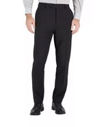 Vince Camuto Mens Stretch Wrinkle Resistant Dress Pants 34W x 30L Black - $44.55