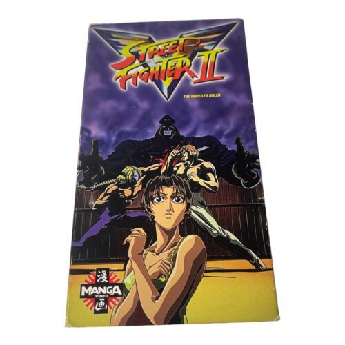 Primary image for Vintage Anime VHS Tape Street Fighter II The Unveiled Ruler English Sub Video
