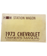 Chevrolet Owners Manual 1973 Station Wagon Glove Box Book Vintage Chevy ... - £3.98 GBP