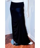 $600 RICK OWENS LILIES Runway LONG SKIRT Ribbed ANTHRACITE Black MADE IN... - $9,780.02 MXN