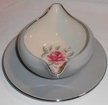 Flintridge MIRAMAR PATTERN Gravy Boat w/Attatched Underplate CALIFORNIA - £47.47 GBP