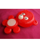 VINTAGE SOVIET USSR RUSSIAN OLYMPIC MOSCOW 1980  RED BEAR PLASTIC TOY DO... - €20,15 EUR