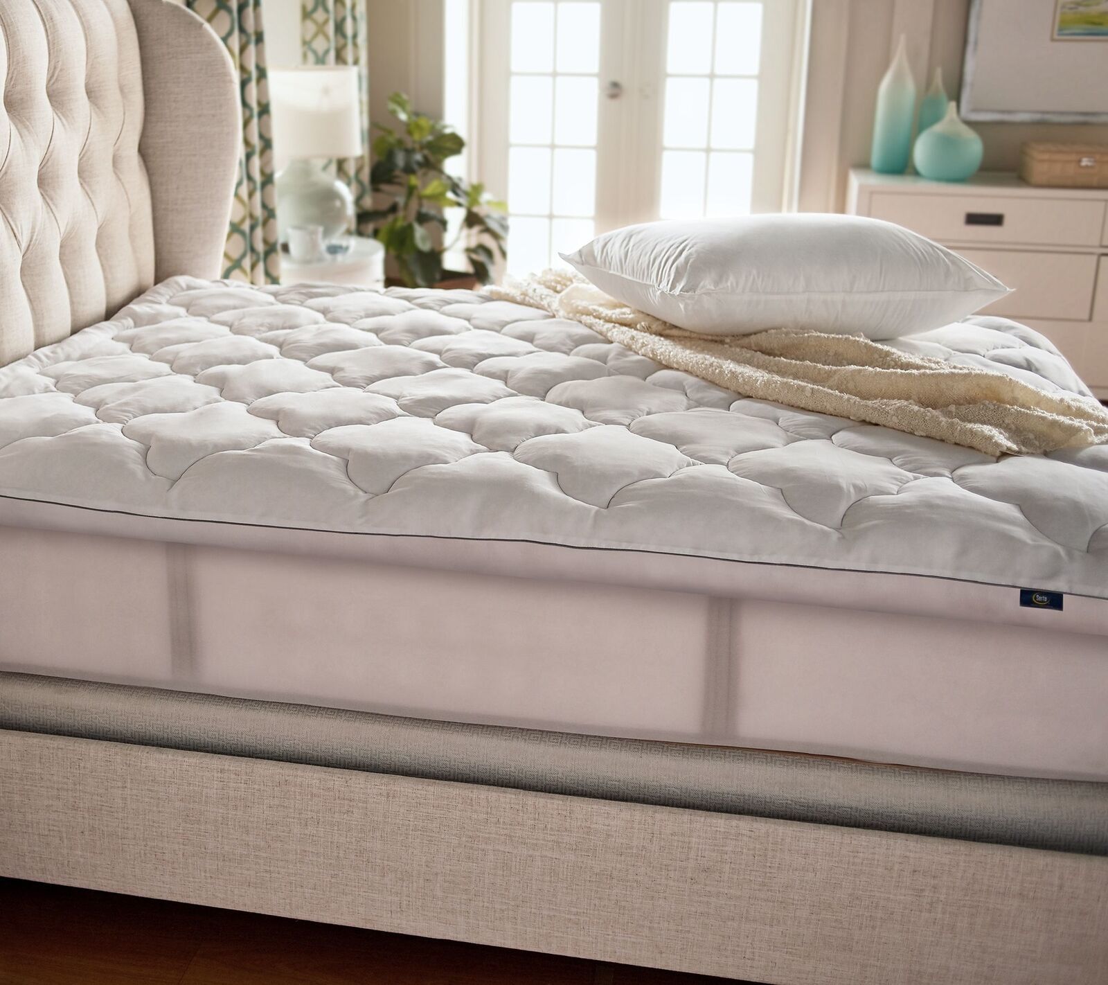 Serta Perfect Sleeper Luxury FULL Mattress Topper w/ Scotchgard - $193.99