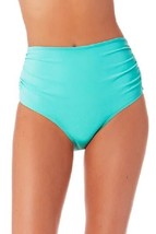 Anne Cole High-waist Bikini Bottoms Women&#39;s Swimsuit In Reef Green M - £15.65 GBP