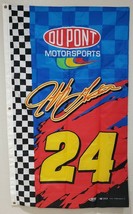 Jeff Gordon #24 Dupont Nascar Racing Flag Banner 2001 Jg Motorsports 37&quot; X 60&quot; - $9.39