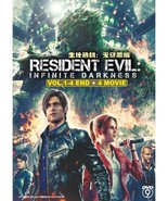 RESIDENT EVIL: INFINITE DARKNESS VOL.1-4 END +4 MOVIE ENG DUB DVD SHIP F... - $29.09 CAD