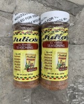 2- Julio&#39;s All Purpose Seasoning Del Rio, Texas 8oz -chips,salsa, chicken - $31.68