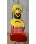 1994 JIM HENSON PROD. PORCELAIN ORNAMENT BIG BIRD ON SLED Muppets Christmas - $13.41 CAD
