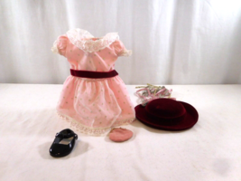 Pleasant Company American Girl Samantha Doll Meet Purse Hat Handkerchief + Dress - £37.00 GBP