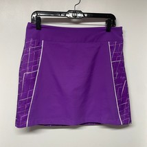 Adidas Womens Purple White Clima Cool Tennis Skort Skirt Attached Shorts 4 Small - £21.92 GBP