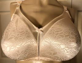 Bali 42DD Rose Ivory Beige 42 Dd Unlined 3372 Double Support Wire Free Bra - £11.87 GBP