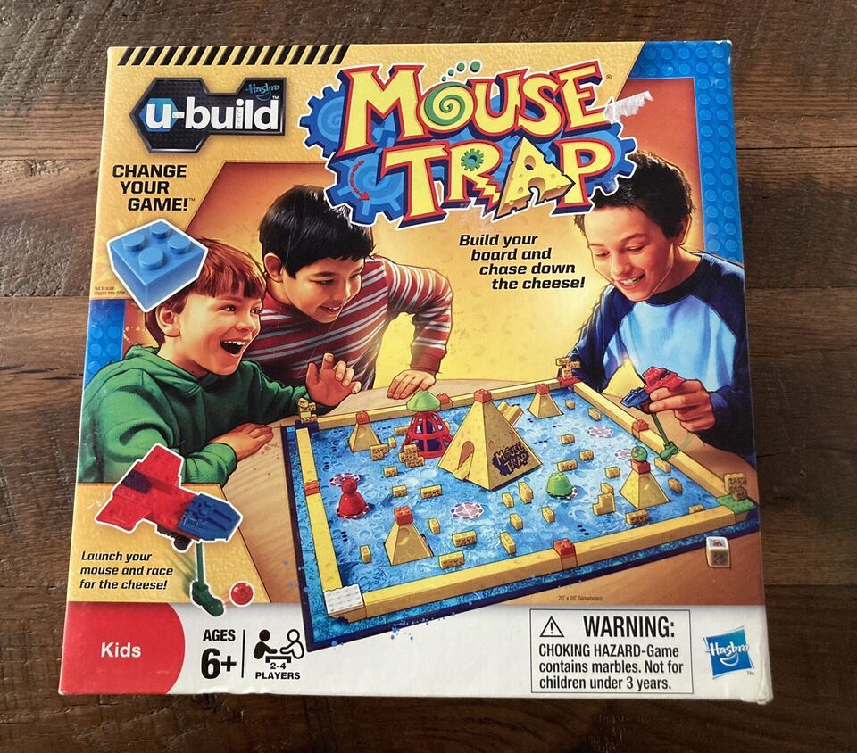 U-Build Mouse Trap Boardgame Hasbro 2010 -COMPLETE!! Excellent Condition!! - $8.68